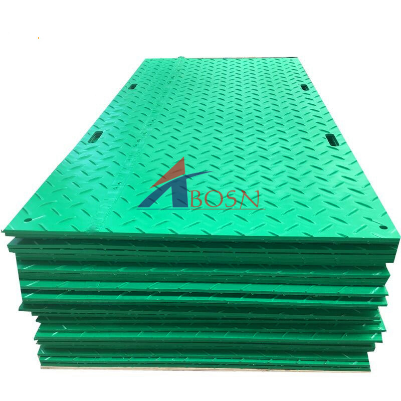 Temporary trackway plastic ground protection mat 4 x 8