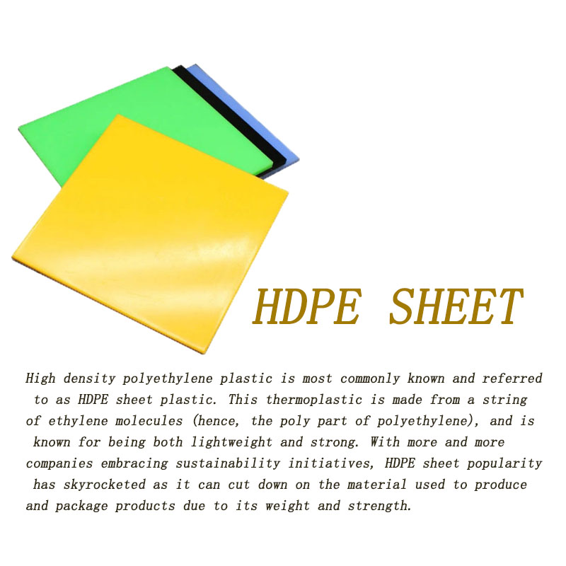 4x8 Polyethylene HDPE Block Colored Plastic Sheets