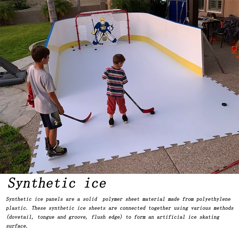 High Quality Hockey Synthetic panel Ice Rinks artificial Ice Skating Rinks Panel