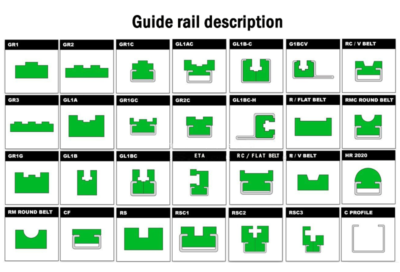 Machinery UHMW-PE Plastic Guide Rail / Slide Way