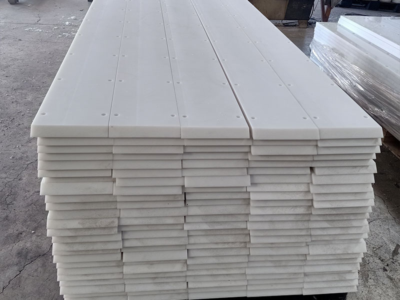 Custom extrusion UHMWPE plastic profile wear strips plastic strip for Industry