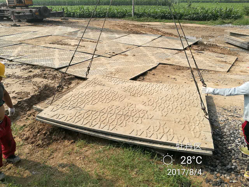 Heavy duty pe ground mat pe outdoor ground mat rig mud track mat