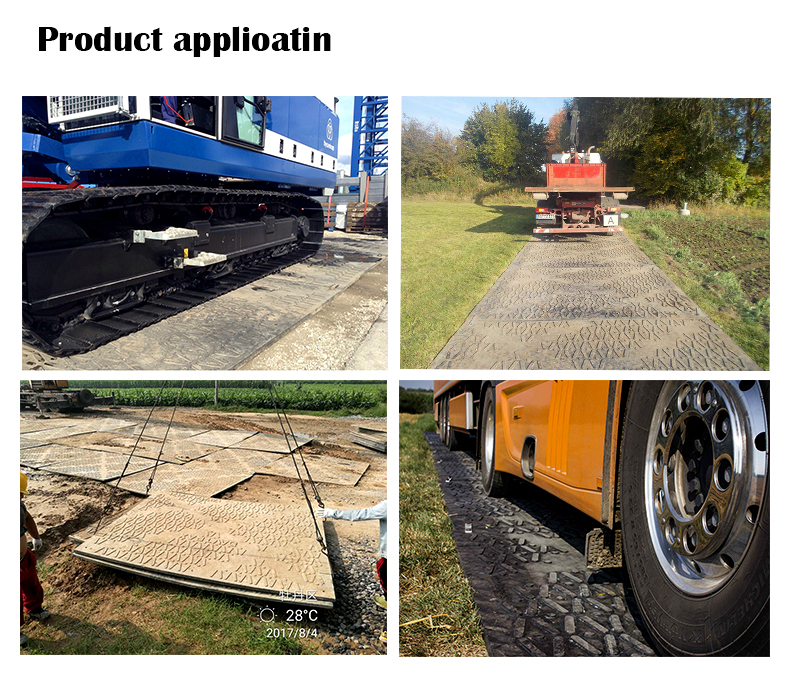 Heavy-Duty Ground Cover Mats, Protective Carpet for Heavy Equipment, Road Mats