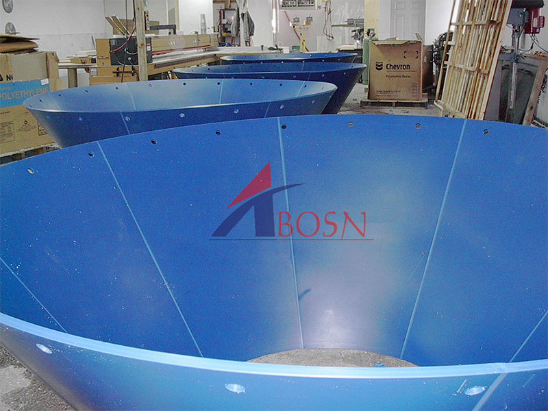 UHMWPE coal bunker liner or flame retardant and self-lubricating plastic chute liner sheet