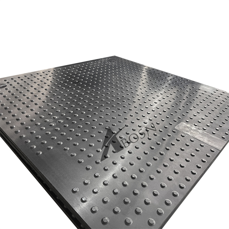 construction road mat/ plastic road plates/plastic tear drop plate for ground mat