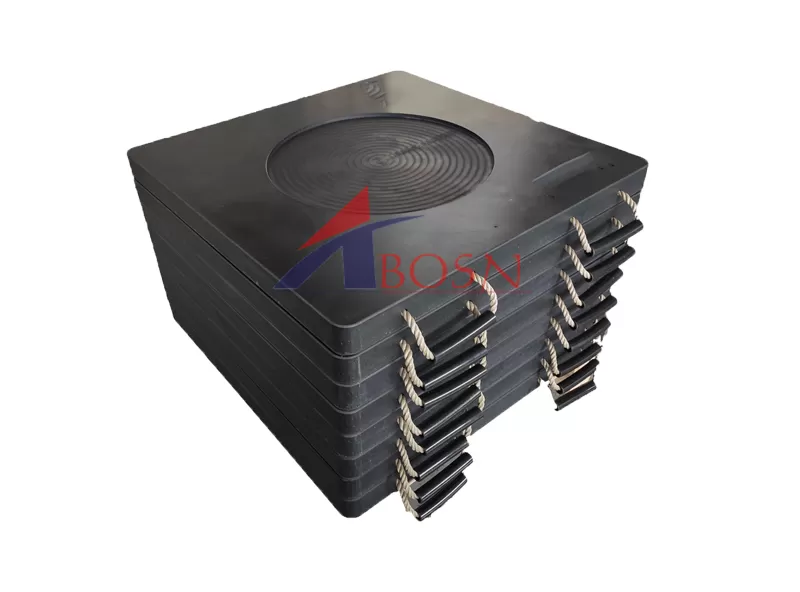 Good quality UHMWPE crane outrigger pads