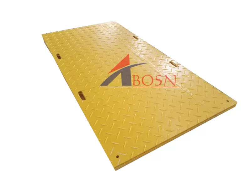 Temporary trackway plastic ground protection mat 4 x 8