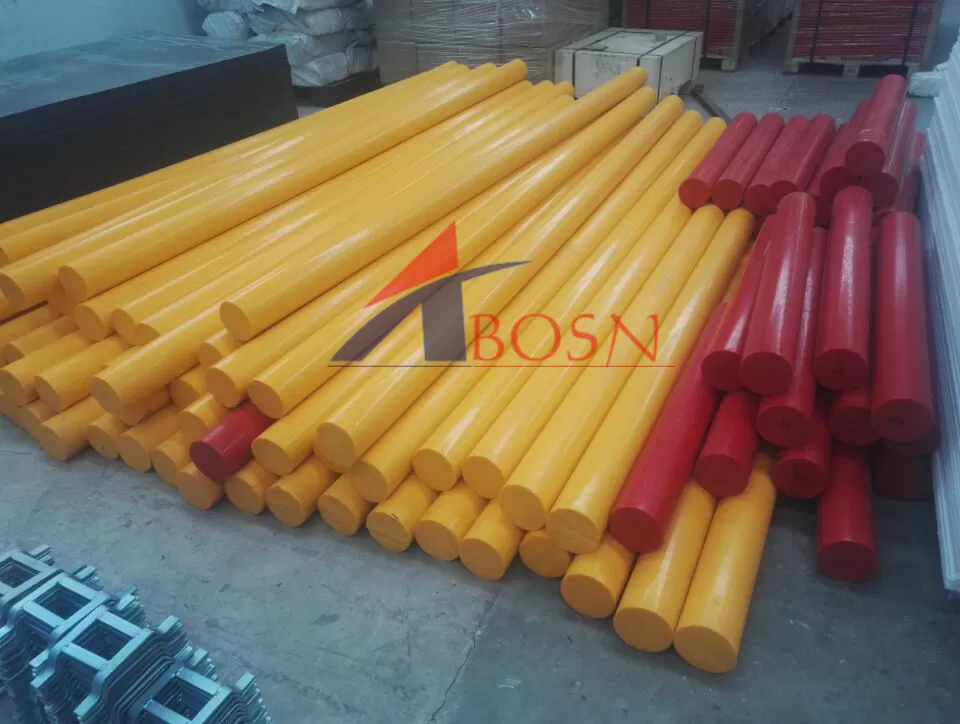 Colorful UHMWPE plastic customized rods