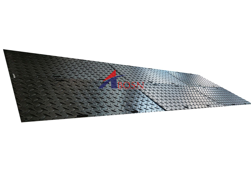 HDPE Material Ground Protection Mat Black Color 1220mmx2440mm Mat