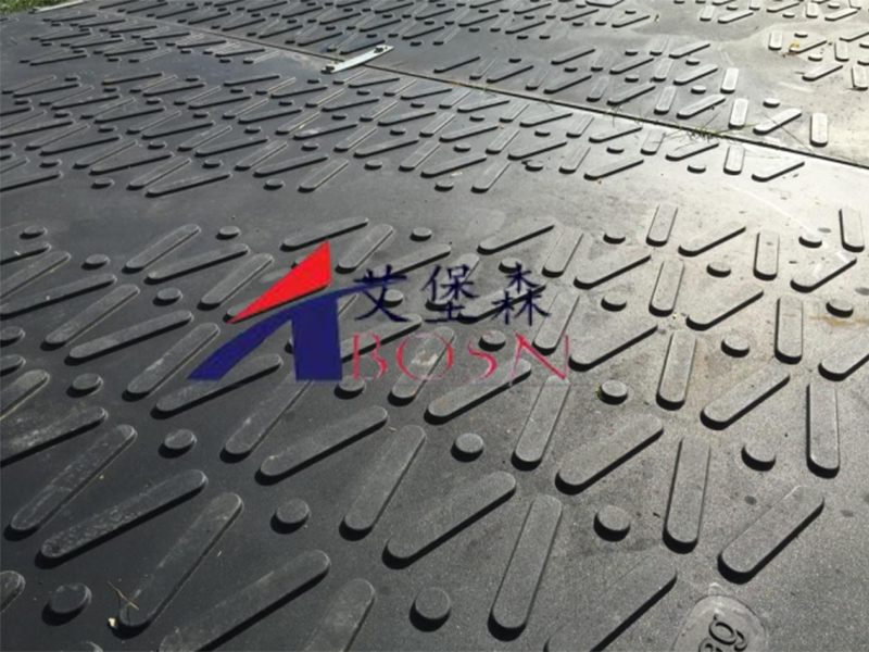 UHMWPE Plastic Ground Protection Mats Heavy Duty Mud Ground Plates