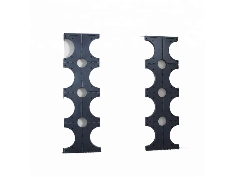 black color UHMWPE spacer, HDPE cable support Block, UHMWPE pipe support