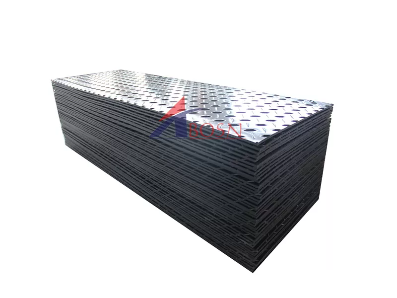 Antislip portable roadway temporary extrusion hdpe plastic ground mats