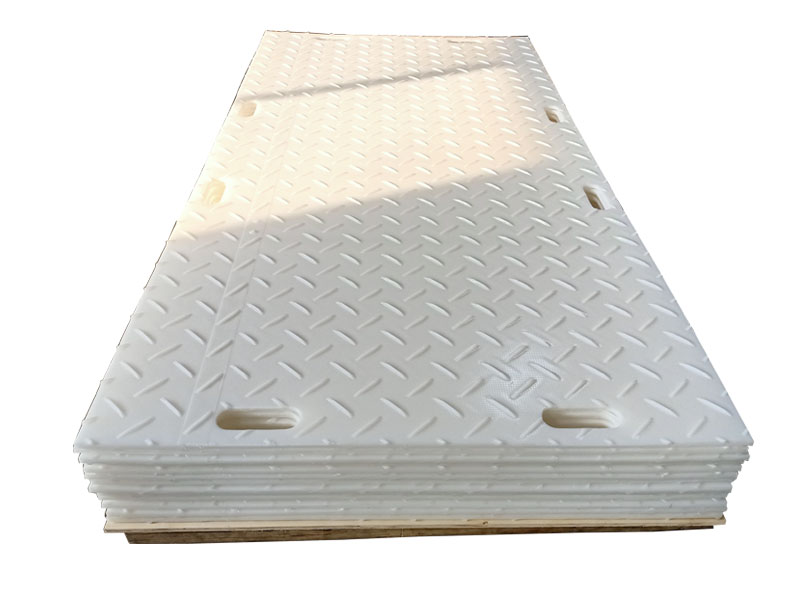 HDPE temporary road panel/Polyethylene floor protection uhmwpe ground mats