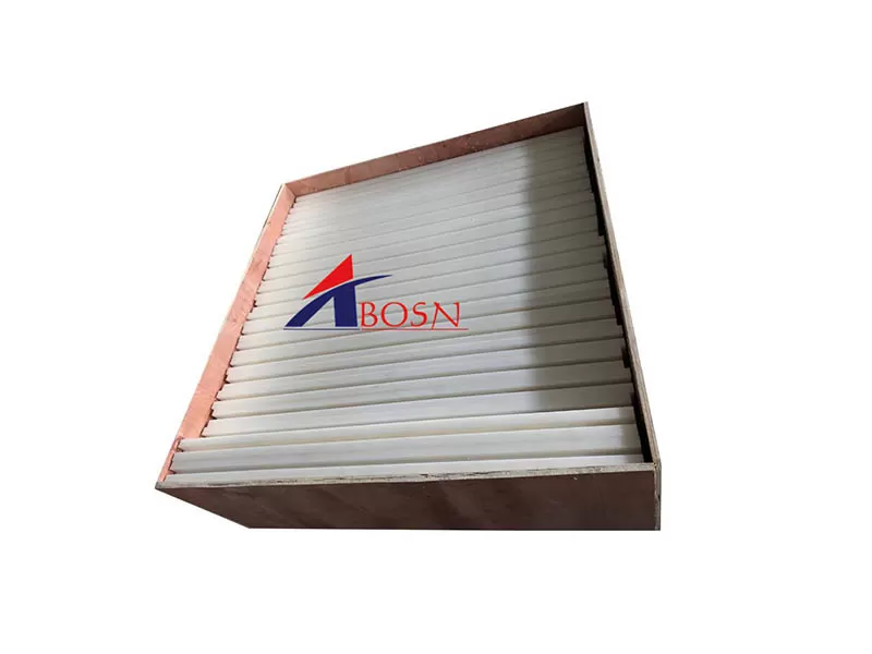 Extruded plastic double liner guide rail uhmwpe guide conducting bar