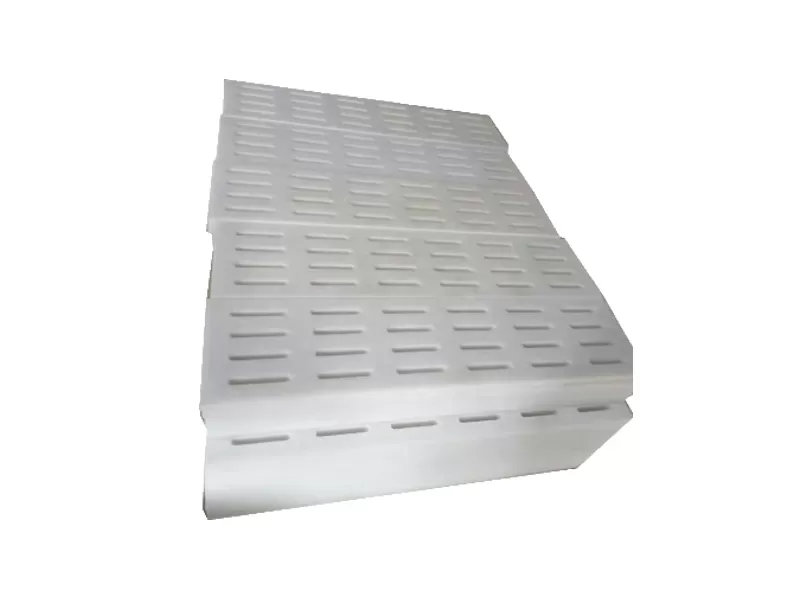 Plastic Mesh Sheet PE Sheet Suction Box Cover Paper Machine CNC Holes Sheet