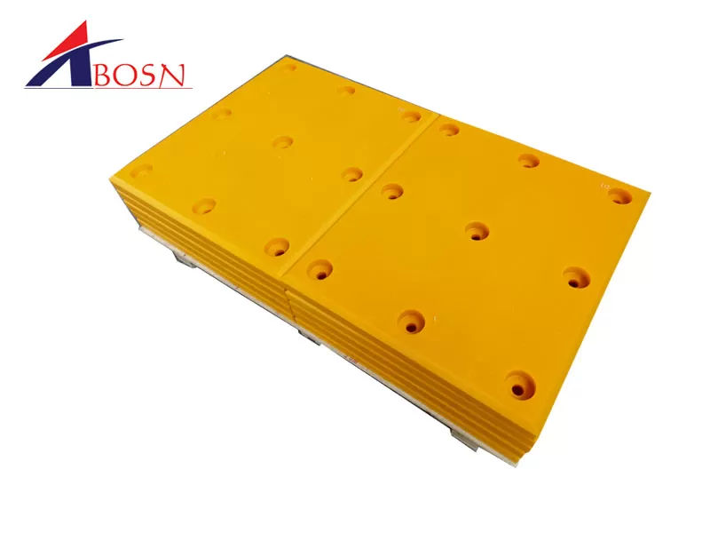 High Durability UHMWPE Marine Fender Pads Virgin Materials UHMWPE Marine Fender Face Pads