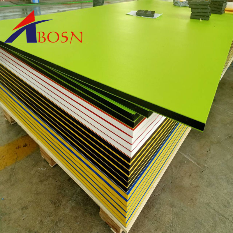1220X2440mm HDPE Two Colored Plastic Sheet for Children Playground, Double Color Playground Mats