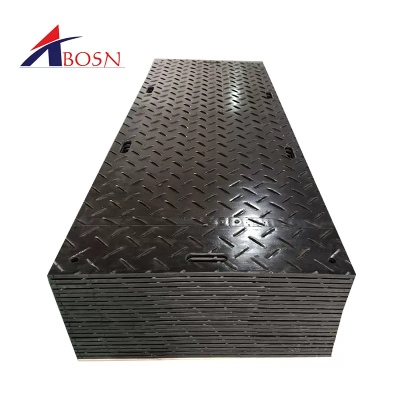 High Quality Durable 4X8 HDPE Construction Temporary Ground Protection Road Track Mat