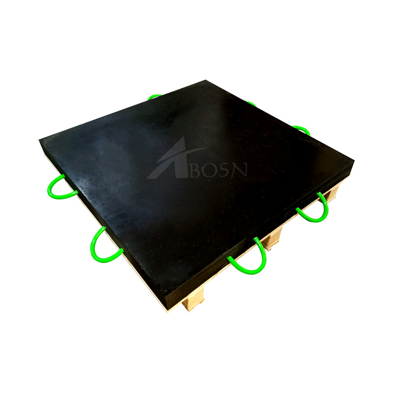 OEM Customized Black UHMWPE Truck Mounted Cranes Outrigger Pads