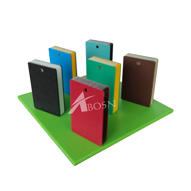 Colorcore dual double color core playground signage HDPE PE 300 PE 500 PE-HD polyethylene plastic sheets board