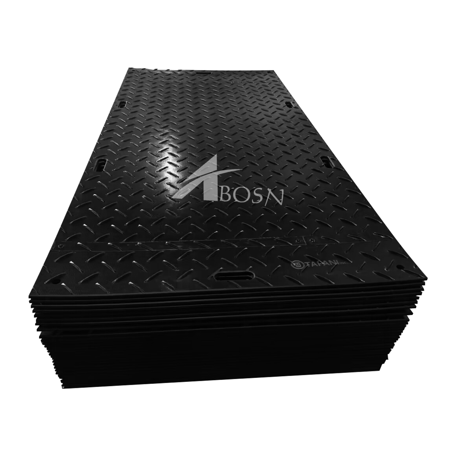 4x8 ft x 1/2 inch HDPE Plastic PE Heavy Duty Temporary Road Ground Protection Mat For Sale