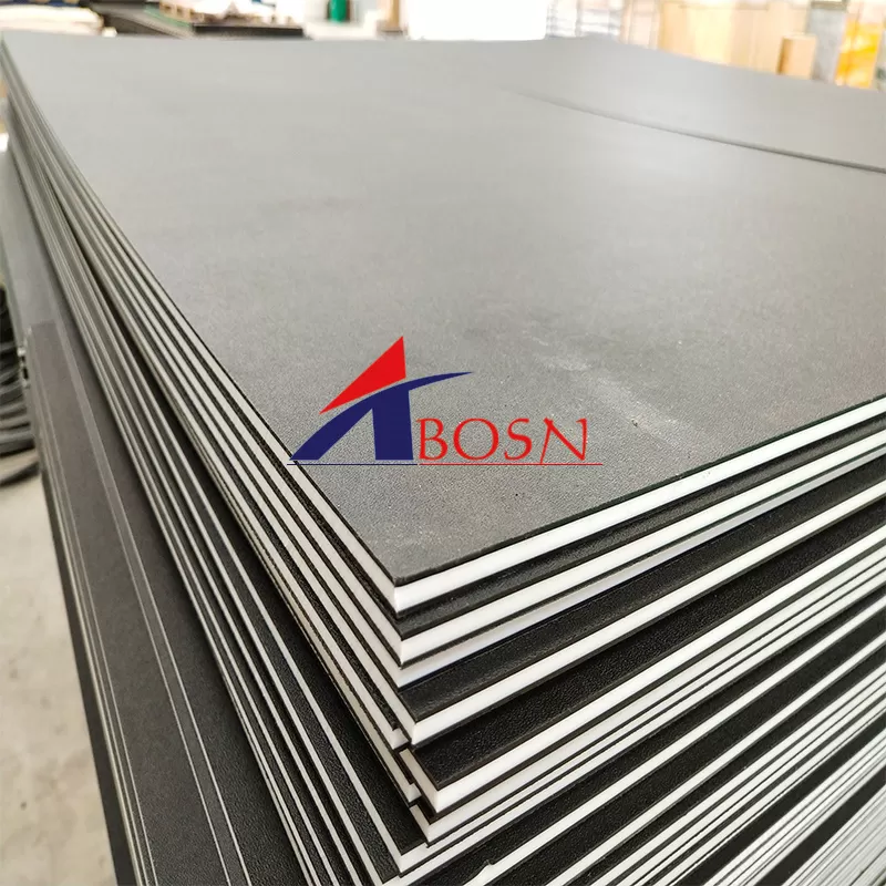 CNC Working with HDPE Sheet Double Color 3 Layer Board Color HDPE Plate