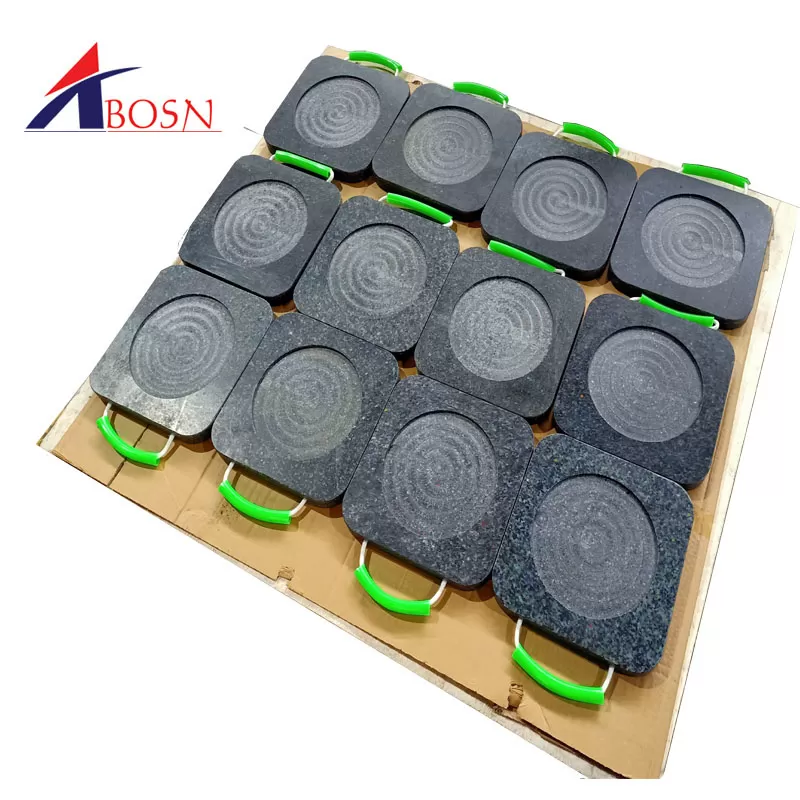 Strong Plastic Cribbing Blocks Safety Crane Outrigger Pad Plastic Crane Outrigger Strabilizer Pads Load Capacity 500X500mm