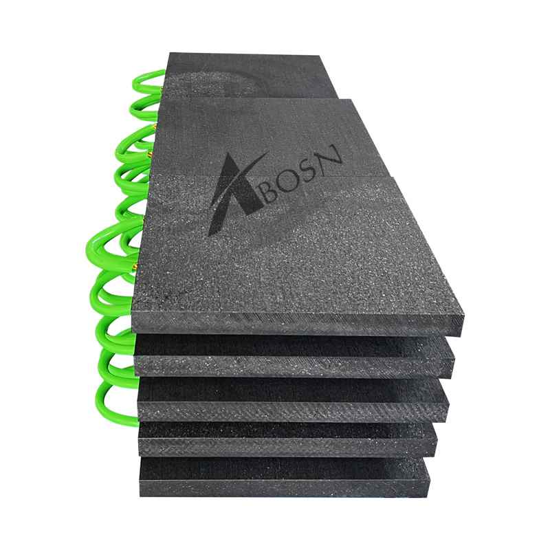Abosn manufacture high quality UHMWPE crane outrigger pads