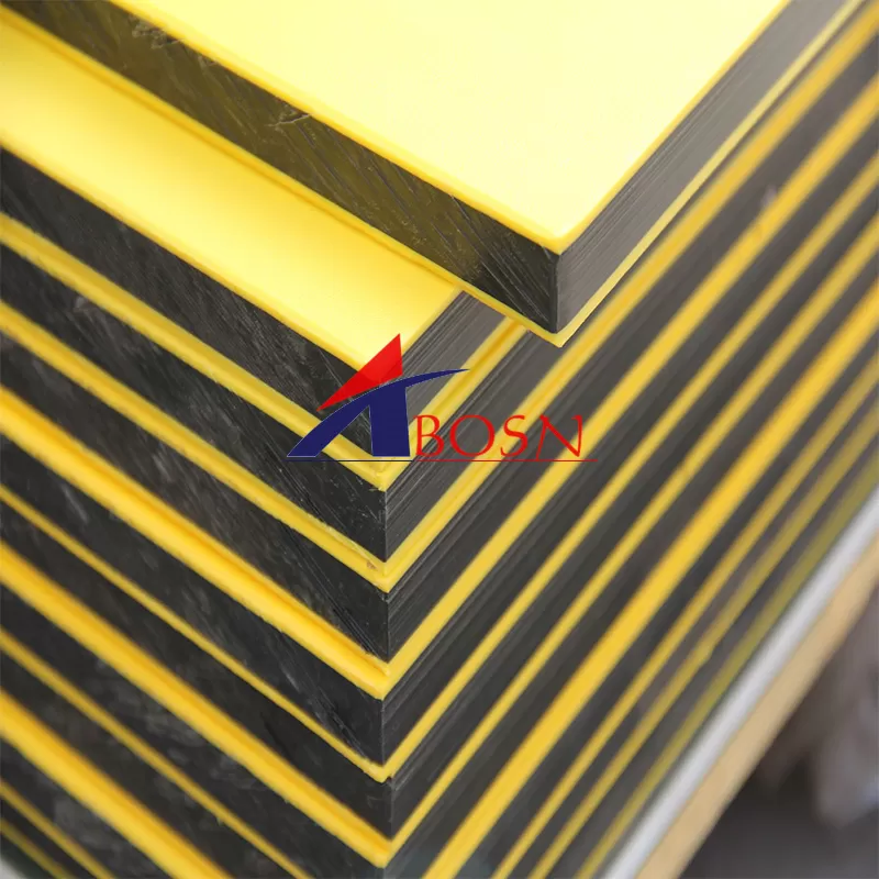 Color Sandwich Three Layer Hdpe Sheet Supplier Hdpe Double Color Plastic Sheet