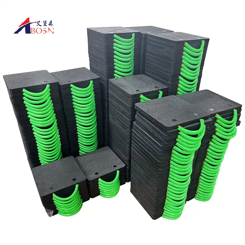 Logo UHMWPE Material Crane Support Leg Plate Crane Outrigger Pads