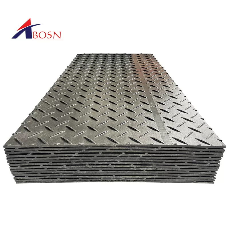 4x8 Ft Ground Protection Mats 80-120ton HDPE Ground Protection Mats 4x8