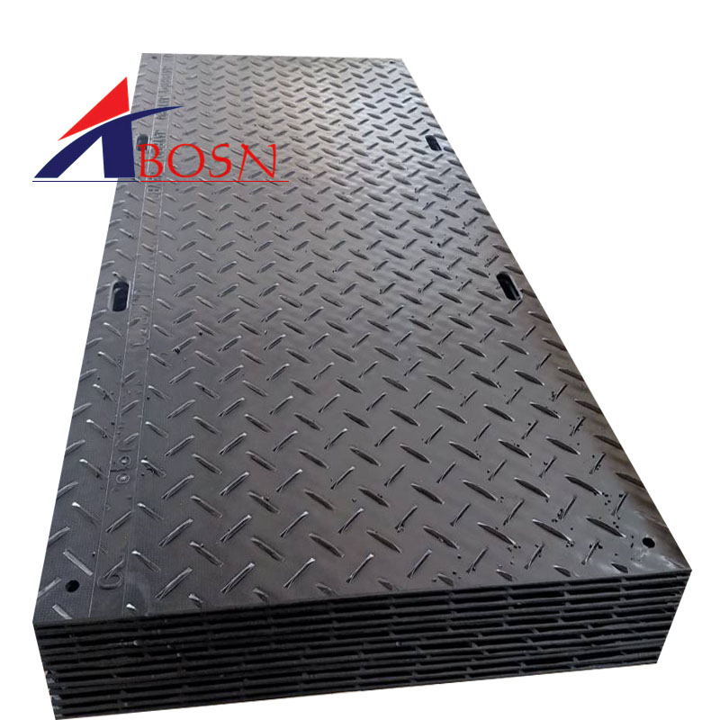 HDPE Plastic Ground Protection Mats Road Plate Temporary Road Mat